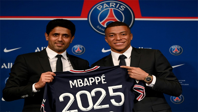 kylian Mbappé et Nasser Al Khelaïfi (Getty Images)