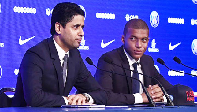 kylian Mbappé et Al Khelaïfi (PSG)