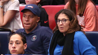 kylian mbappé et Fayza Lamari (PSG)