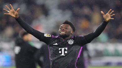 Alphonso Davies Bayern munich (Getty)