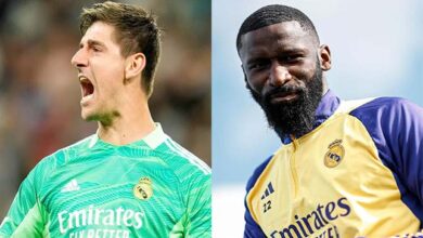 Antonio Rudiger et Courtois (Getty)