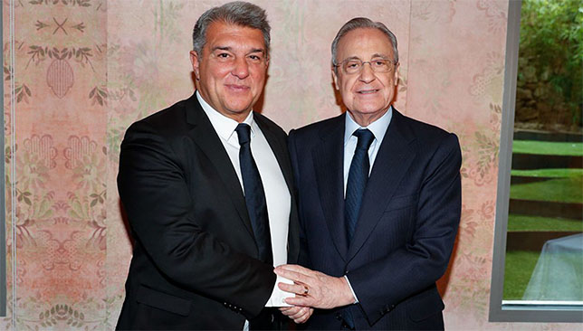 joan laporta et Florentino Perez (Getty)