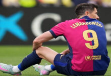 La Blessure de Robert Lewandowski (Getty)