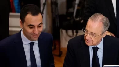 Anas Laghrari et Florentino Pérez