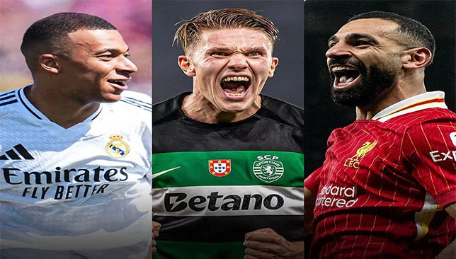 Kylian Mbappé Viktor Gyokeres Mohamed Salah
