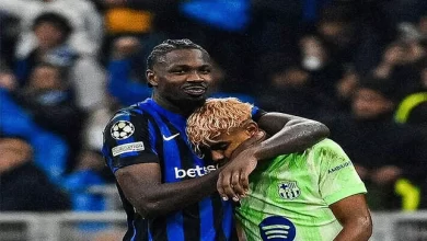 lamine Yamal et Thuram (Barça Inter Milan)