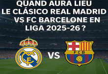 Image illustrant les dates du Clasico le Real Madrid - FC Barcelone pour la saison 2025-2026