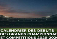 Calendrier des débuts des grands championnats et compétitions Football 2025-26