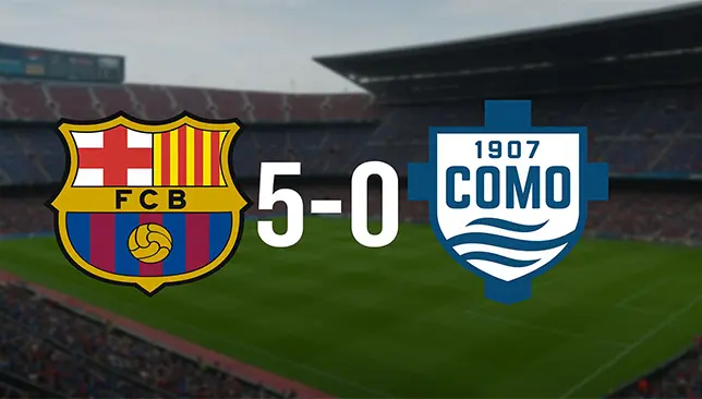 FC Barcelone vs Como (5-0) Vidéo buts résumé