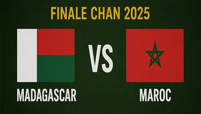 Madagascar vs Maroc CHAN 2025