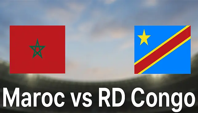 Maroc vs RD Congo CHAN2025