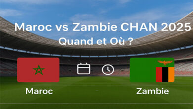 Maroc vs Zambie CHAN 2025