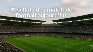 Résultats des matchs de football d'aujourd'hui