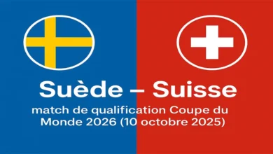 Suède – Suisse : match de qualification Coupe du Monde 2026 (10 octobre 2025)
