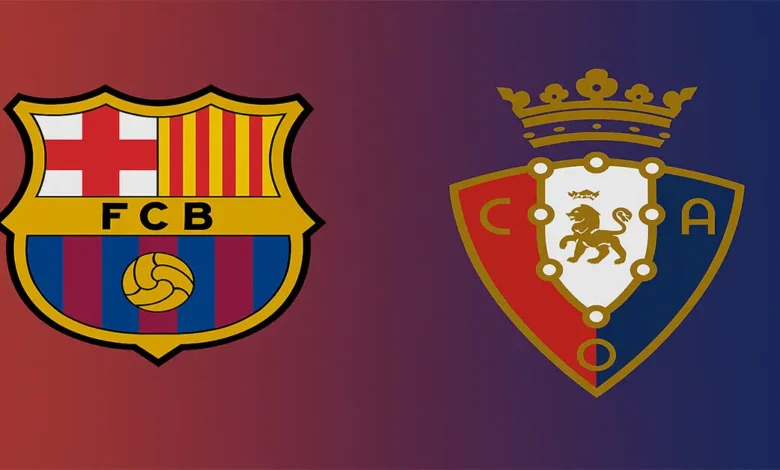 FC Barcelone – Osasuna en direct tv et streaming