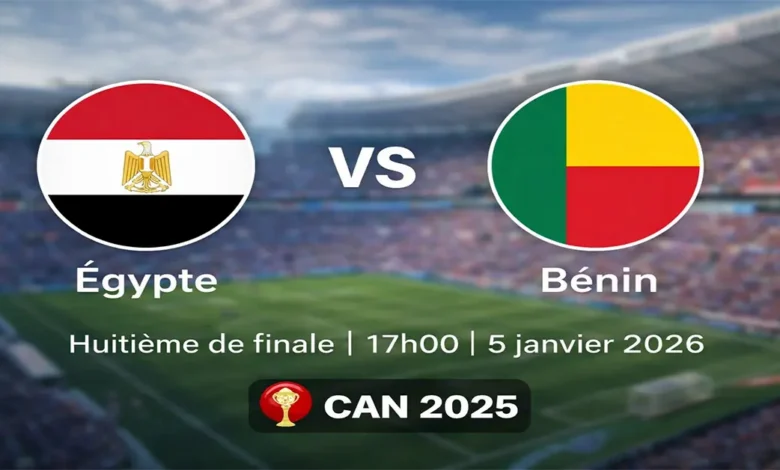 Égypte Bénin CAN 2025 tv streaming