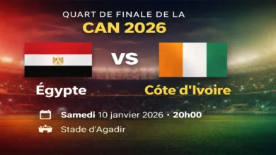 Égypte Côte d’Ivoire CAN 2026 TV Streaming