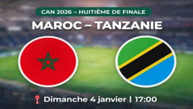 Maroc Tanzanie CAN 2025 TV Streaming