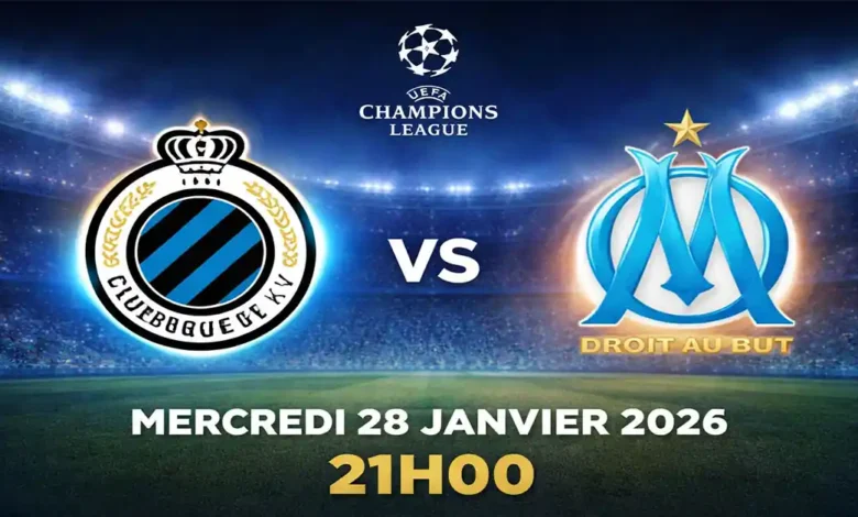 Où voir Club Brugge Marseille en direct en Ligue des champions ?