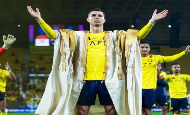 Cristiano Ronaldo Al bisht saoudien