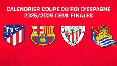 Calendrier coupe du roi d’Espagne 2025/2026 demi-finales