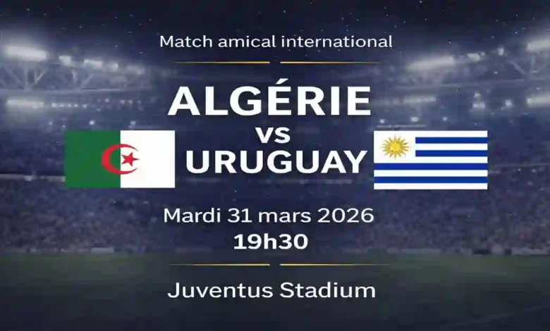 Algérie Uruguay en direct chaînes tv streaming