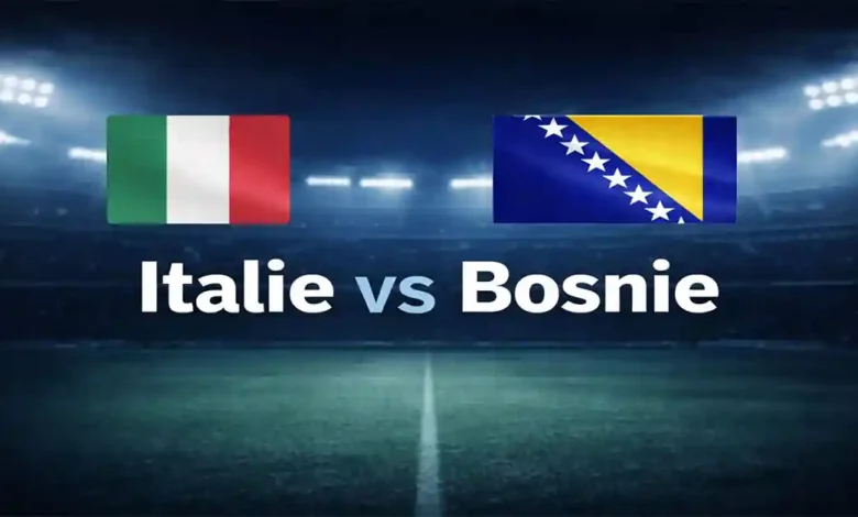 Italie vs Bosnie barrage coupe du monde 2026 chaînes tv et streaming