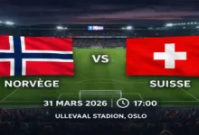 Norvège vs Suisse horaire chaînes TV et streaming
