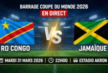 RD Congo vs Jamaïque barrage Coupe du Monde 2026 heure chaîne TV streaming