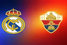 Real Madrid Elche match de la 28e journée de La Liga 2026 au Santiago Bernabéu