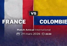 France – Colombie chaîne tv streaming