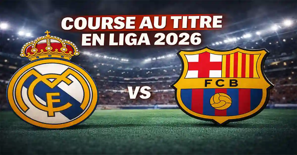 matchs restants Real Madrid et Fc Barcelone Liga 2026