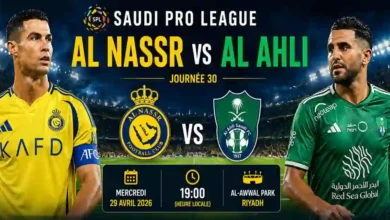 Al Nassr vs Al Ahli 2026 heure et match Saudi Pro League