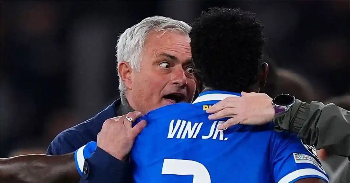 José mourinho et Vinicius Junior