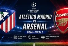 Atletico Madrid – Arsenal demi finale Ligue des Champions 2026 heure et diffusion