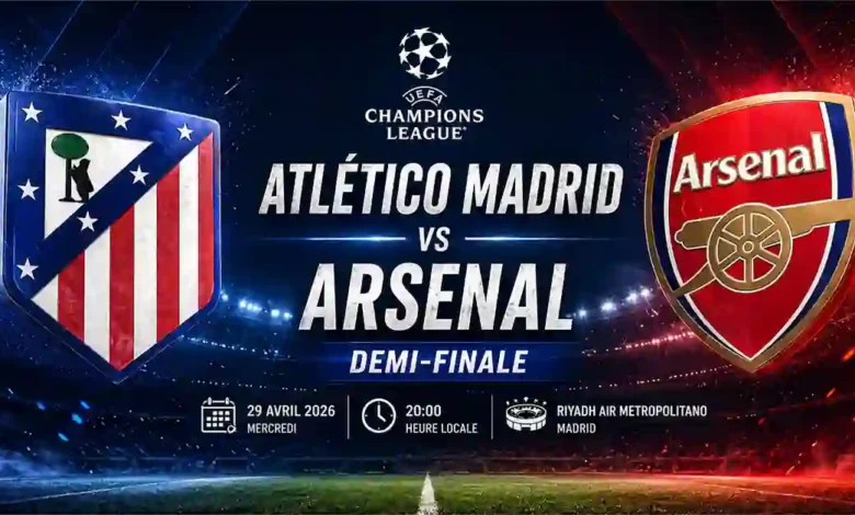 Atletico Madrid – Arsenal demi finale Ligue des Champions 2026 heure et diffusion