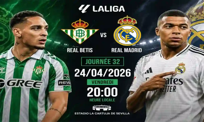 Real Betis – Real Madrid : heure, TV et streaming du match Liga